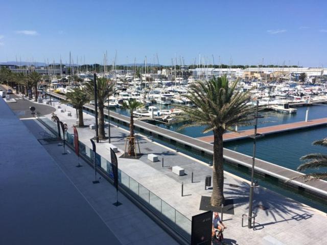 Appartement T2 Au Port De Canet-En-Roussillon - Proche De La Plage Et De L'Aquarium Oniria מראה חיצוני תמונה